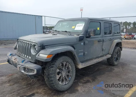 2023 Jeep Wrangler 4Xe Sahara 4X4 from USA, damaged, VIN 1C4JJXP64PW517068